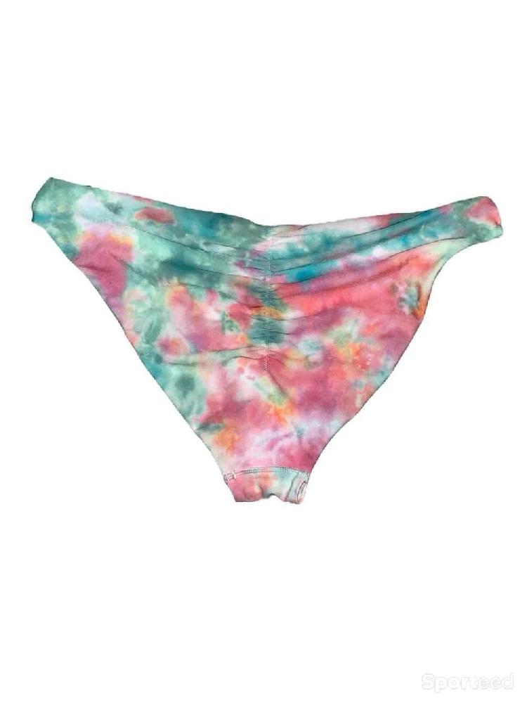 Natation - Bas maillot de bain tie-dye multicolore Coupe Brésilienne Ardène Swim - photo 2