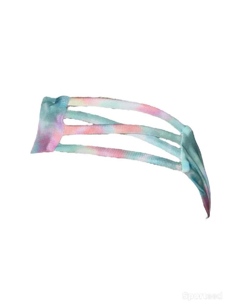 Natation - Bas maillot de bain tie-dye multicolore Coupe Brésilienne Ardène Swim - photo 3