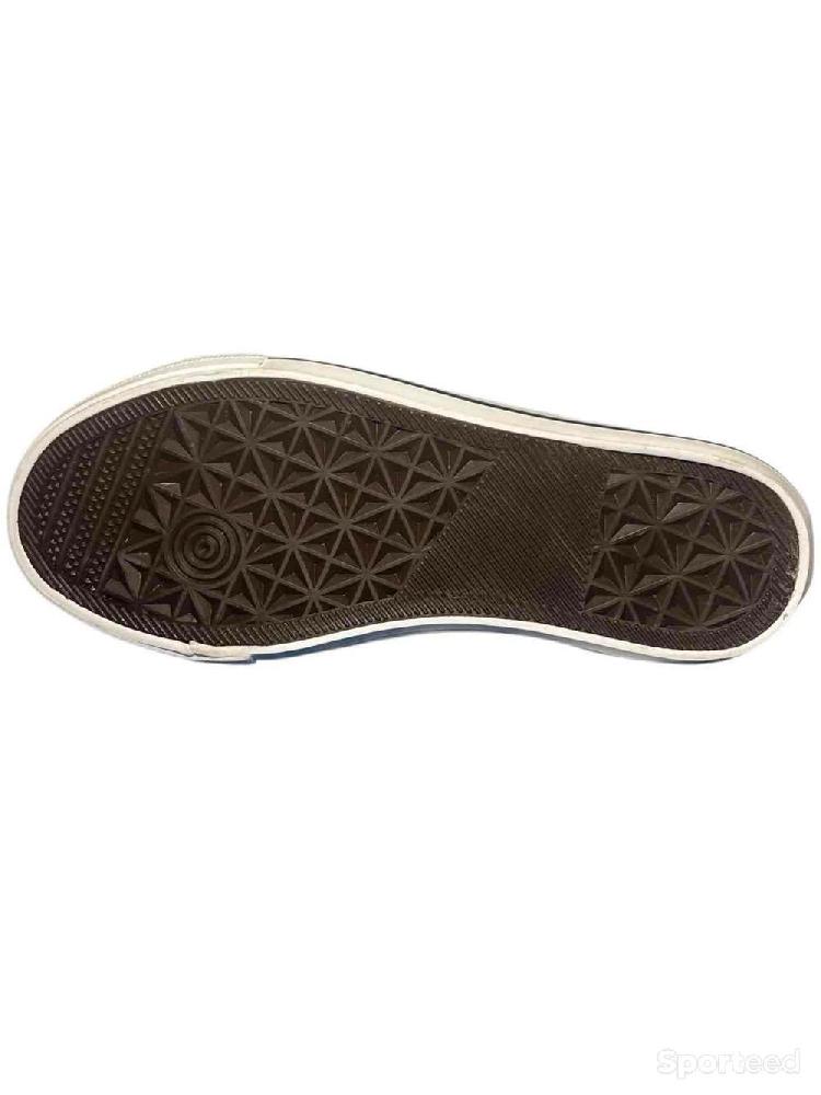 Sportswear - Baskets chaussures Tams Grise à scartch garçon - photo 4