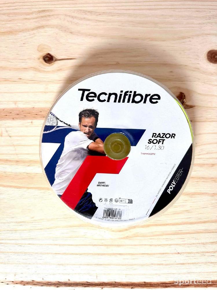 Tennis - Garniture 12,2 M cordage tennis Tecnifibre Razor Soft  - photo 1