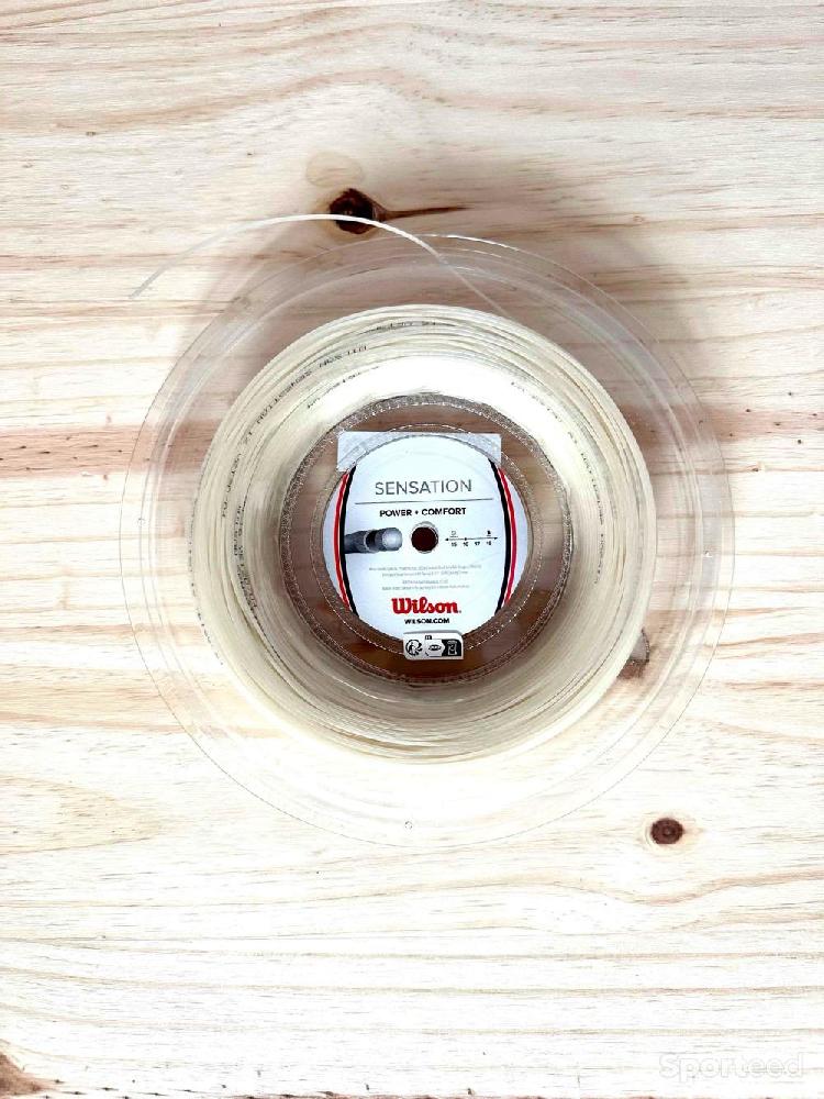Tennis - Garniture 12,2 M cordage tennis Wilson Sensation 1.30 mm - photo 2