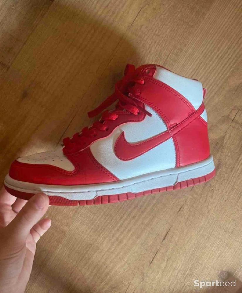 Basket-ball - Dunk High (GS) - Rouge et blanc - photo 4