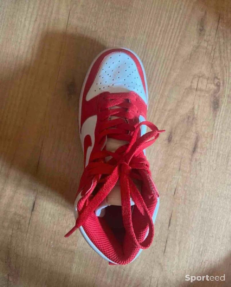 Basket-ball - Dunk High (GS) - Rouge et blanc - photo 5