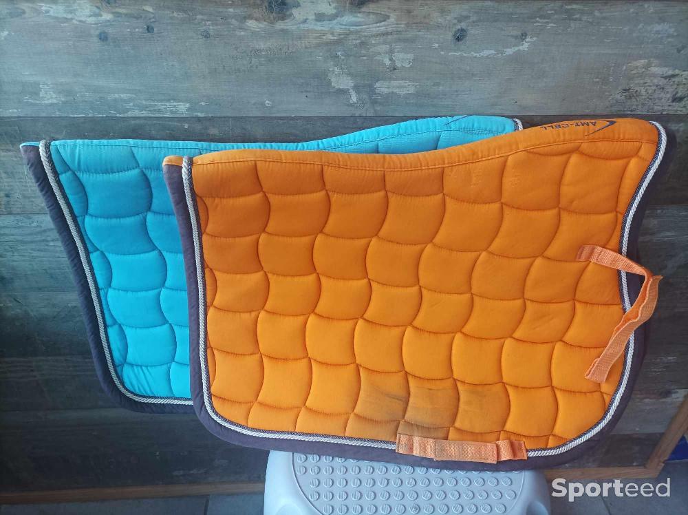 Equitation - Lot de 2 tapis de selle mixte lamicell - photo 1