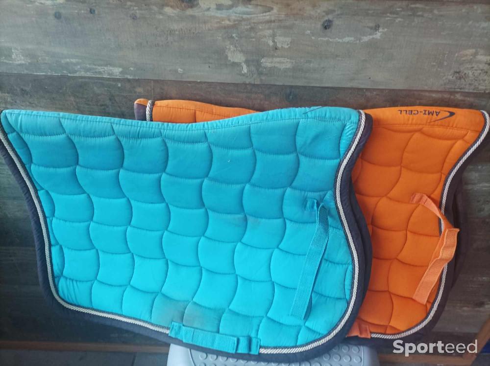 Equitation - Lot de 2 tapis de selle mixte lamicell - photo 4