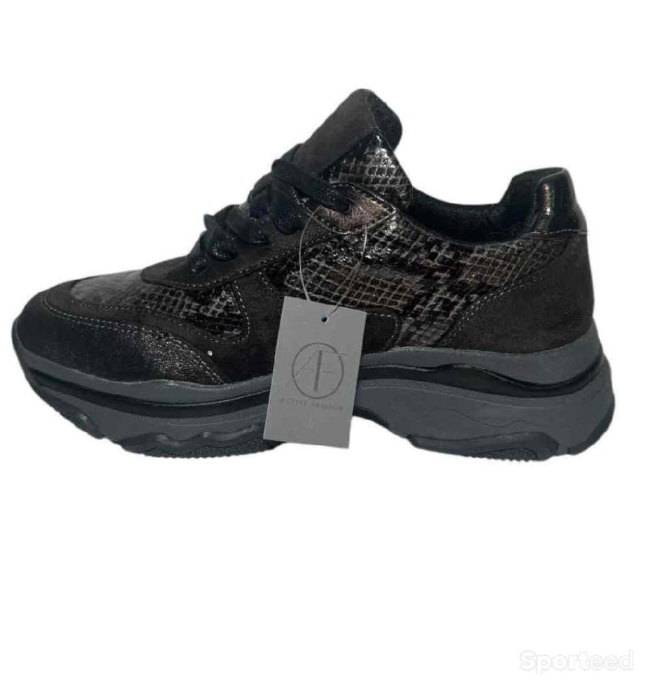 Sportswear - Chaussures Baskets Active Fashion Noir Femme - photo 2