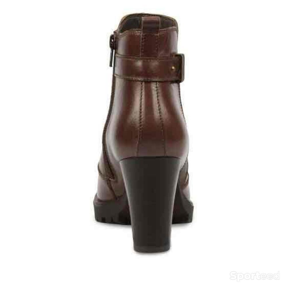 Sportswear - Bottines Atelier Mégis élégante Marron Cuir Véritable Femme - photo 5