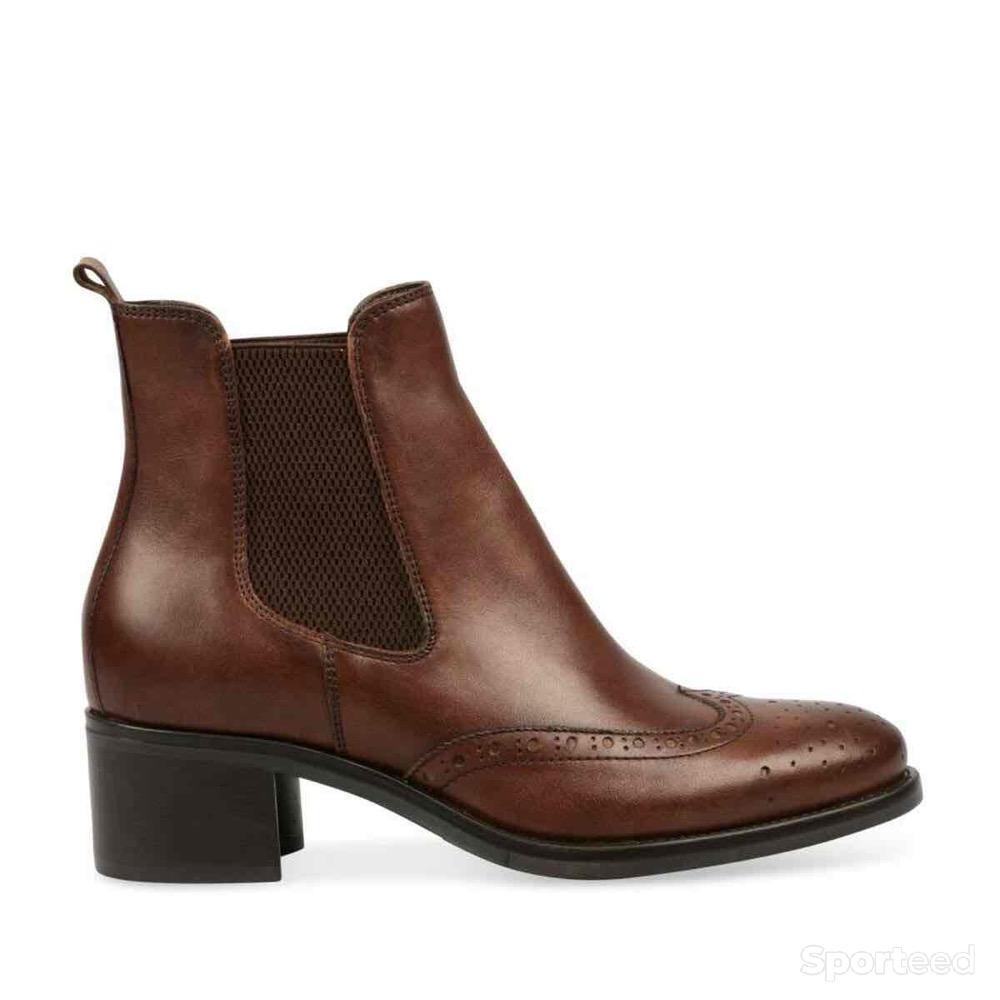 Sportswear - Bottines Atelier Mégis élégante Marron Cuir Véritable Femme - photo 2
