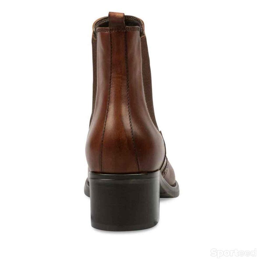 Sportswear - Bottines Atelier Mégis élégante Marron Cuir Véritable Femme - photo 4