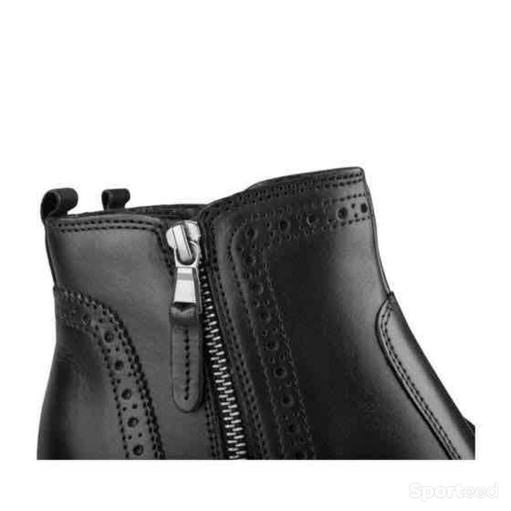Sportswear - Bottines Atelier Mégis élégante Noir Cuir Véritable fermeture éclair Femme - photo 3