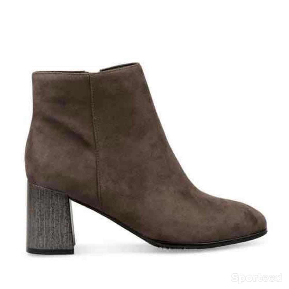 Sportswear - Bottines Sinéquanone Grise Daim Fermeture éclair Femme - photo 2