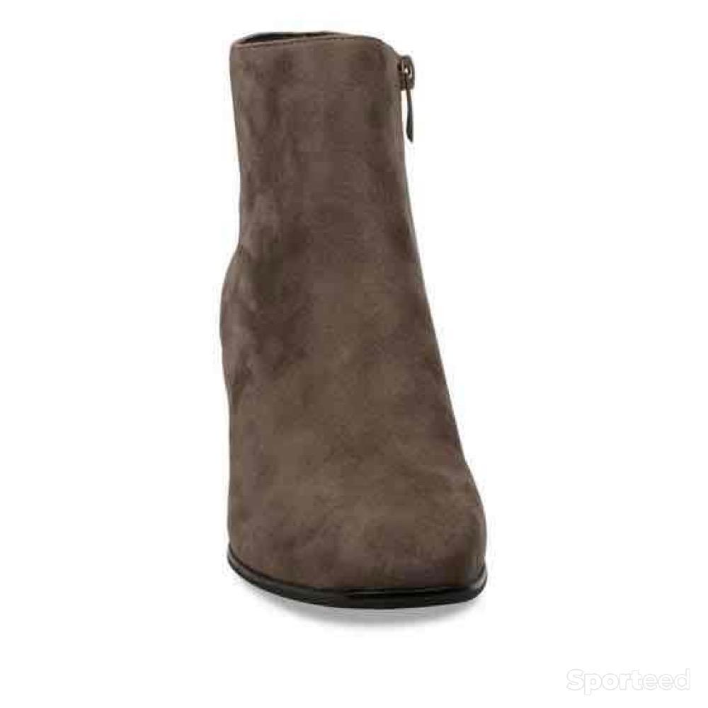 Sportswear - Bottines Sinéquanone Grise Daim Fermeture éclair Femme - photo 4