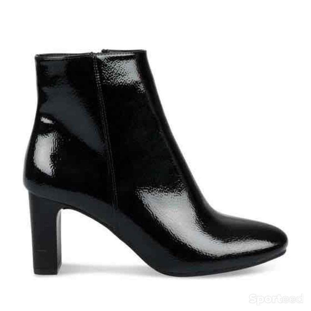 Sportswear - Bottines Sinéquanone Noir Vernis fermeture éclair Femme - photo 1