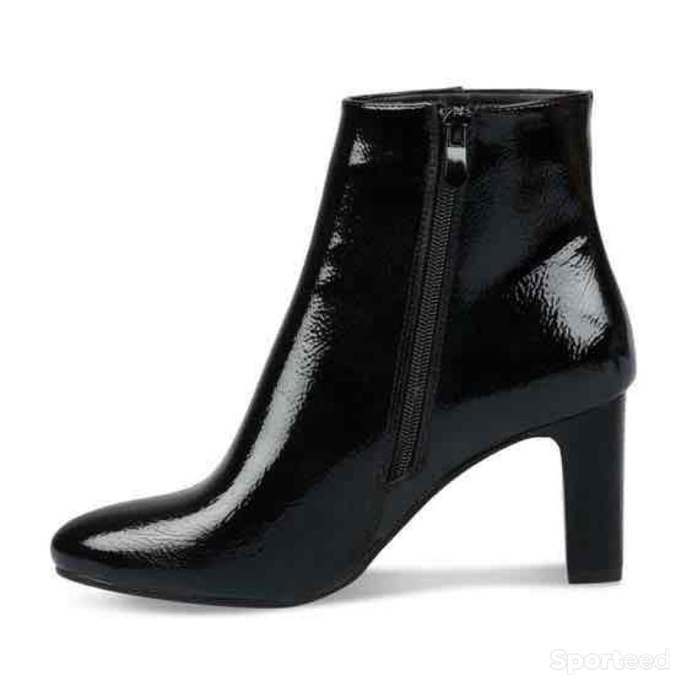 Sportswear - Bottines Sinéquanone Noir Vernis fermeture éclair Femme - photo 3