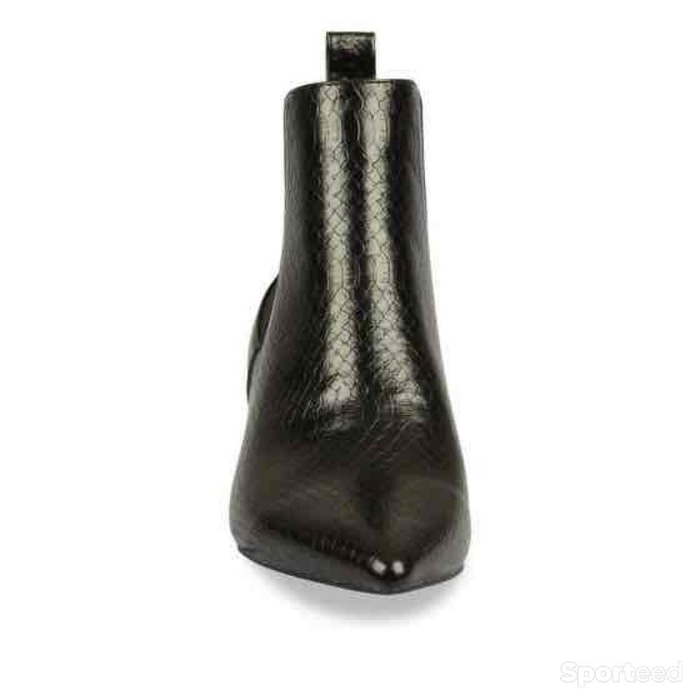 Sportswear - Bottines Sinéquanone Noir double fermeture élastique Femme - photo 4
