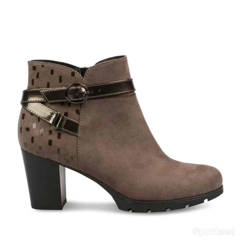 Sportswear - Bottine Neosoft Gris Daim Femme - photo 1
