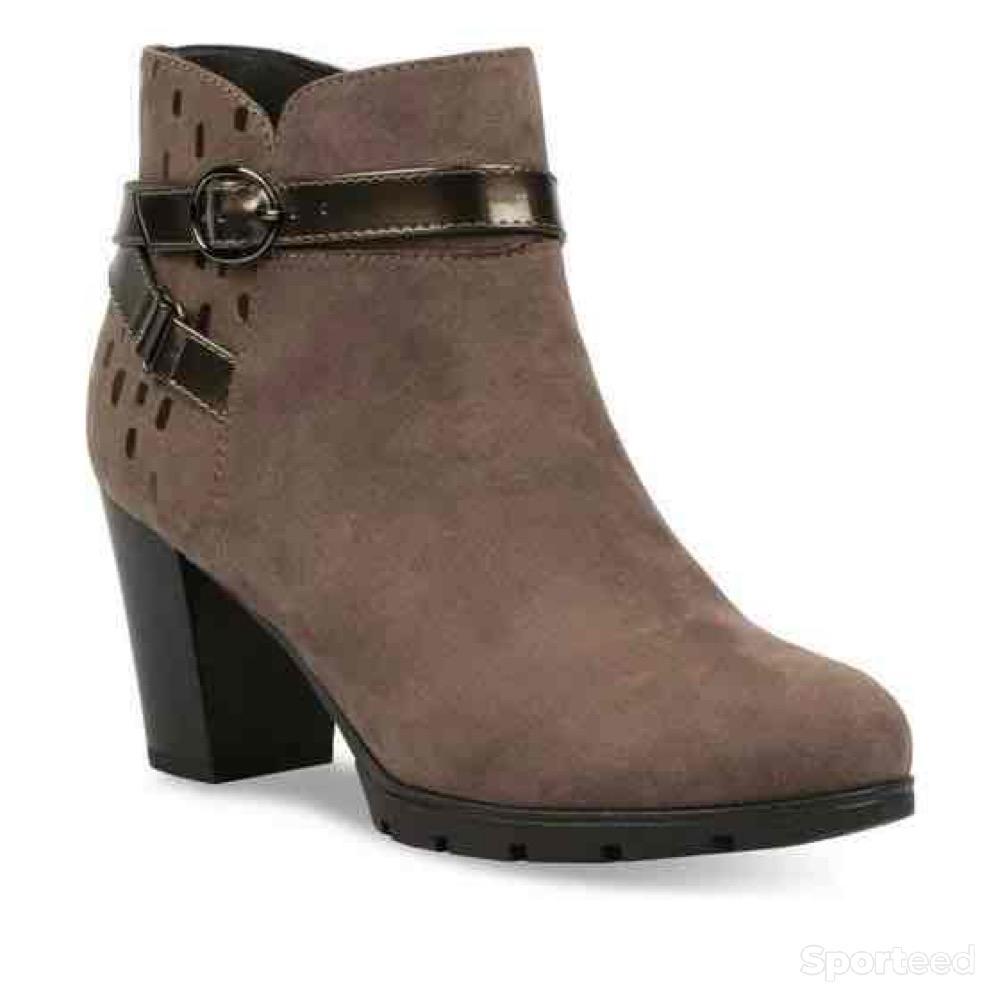 Sportswear - Bottine Neosoft Gris Daim Femme - photo 2