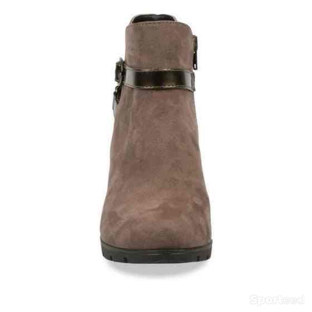Sportswear - Bottine Neosoft Gris Daim Femme - photo 4