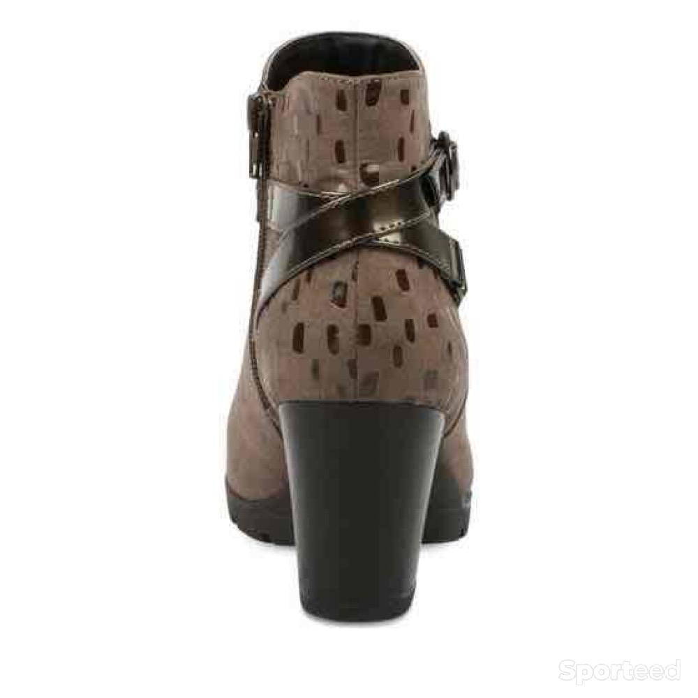 Sportswear - Bottine Neosoft Gris Daim Femme - photo 5