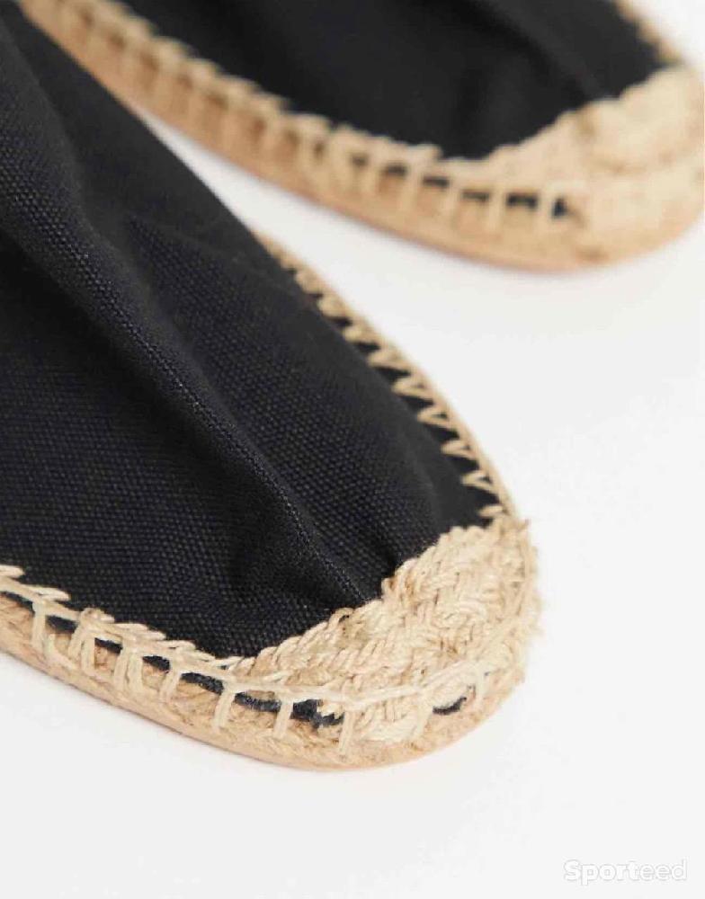 Sportswear - Espadrille Noir Unisexe - photo 3