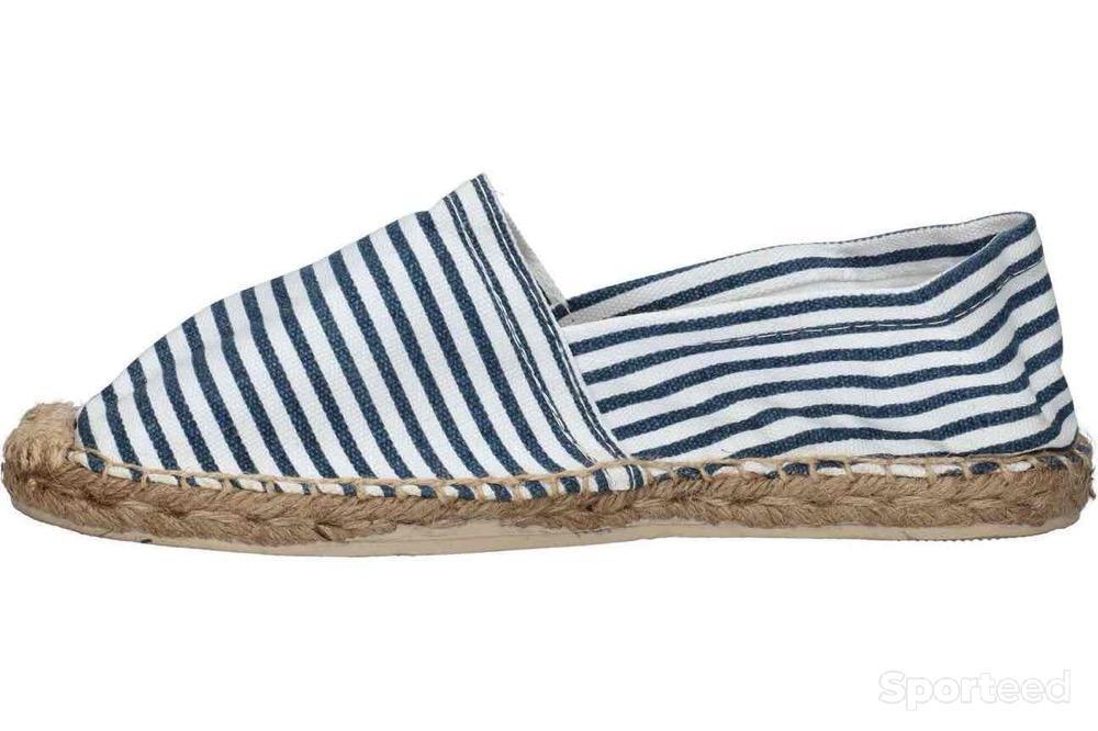 Sportswear - Espadrille Blanche et Bleu Marine Unisexe - photo 1