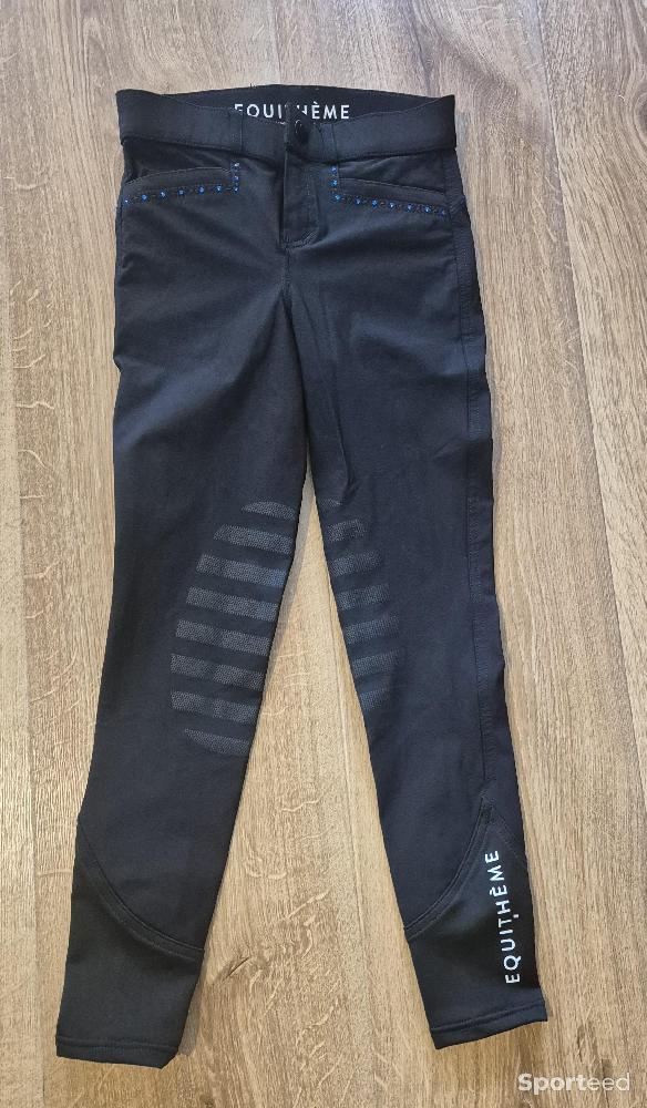 Equitation - Pantalon d'équitation Equitheme Safir grip neuf - photo 2