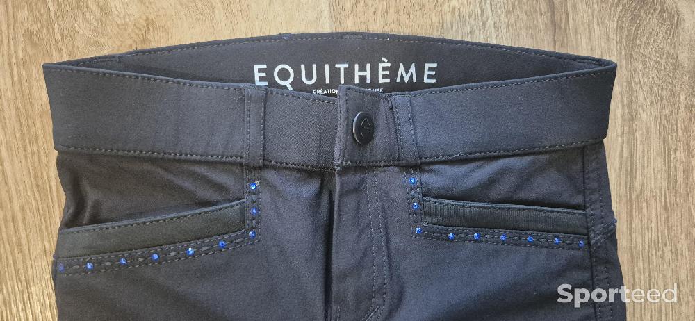 Equitation - Pantalon d'équitation Equitheme Safir grip neuf - photo 3