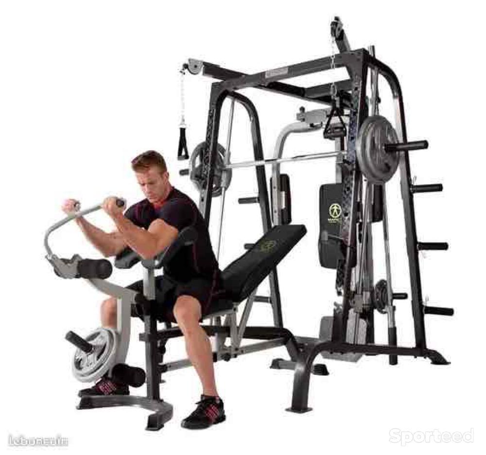 Musculation - Smith Machine Marcy MD9010G + Barre de tirage multi-poignées - photo 5