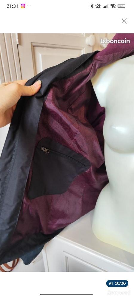 Randonnée / Trek - Ensemble veste coupe vent + doublure polaire amovible hiver 42 - Quechua - photo 5