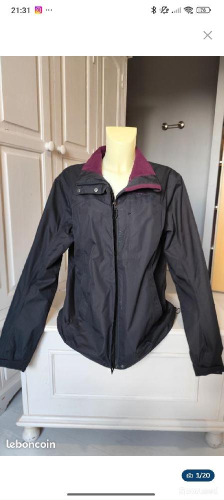 Randonnée / Trek - Ensemble veste coupe vent + doublure polaire amovible hiver 42 - Quechua - photo 1