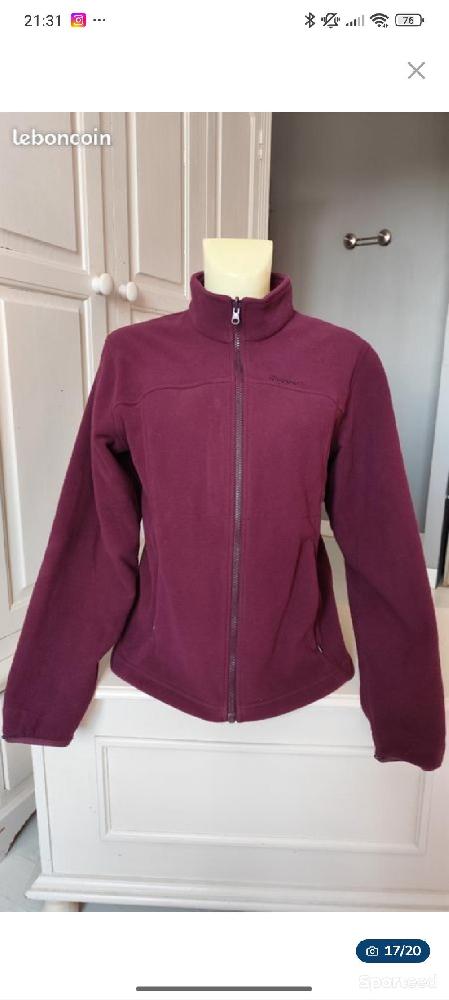 Randonnée / Trek - Ensemble veste coupe vent + doublure polaire amovible hiver 42 - Quechua - photo 3