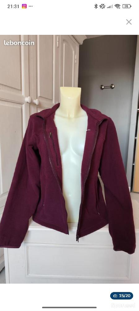 Randonnée / Trek - Ensemble veste coupe vent + doublure polaire amovible hiver 42 - Quechua - photo 4