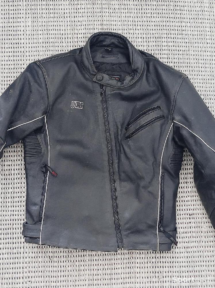 Moto route - Blouson protection moto cuir noir / Universal Moto - 38/M - photo 2