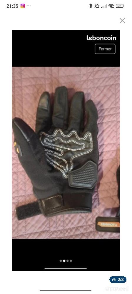 Moto route - Gants moto femme - Kemimoto (Taille M) - photo 3
