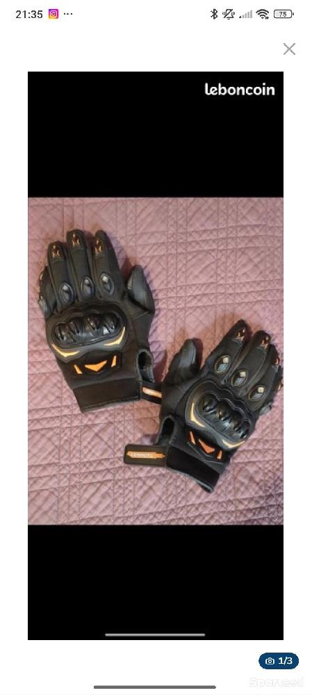 Moto route - Gants moto femme - Kemimoto (Taille M) - photo 1