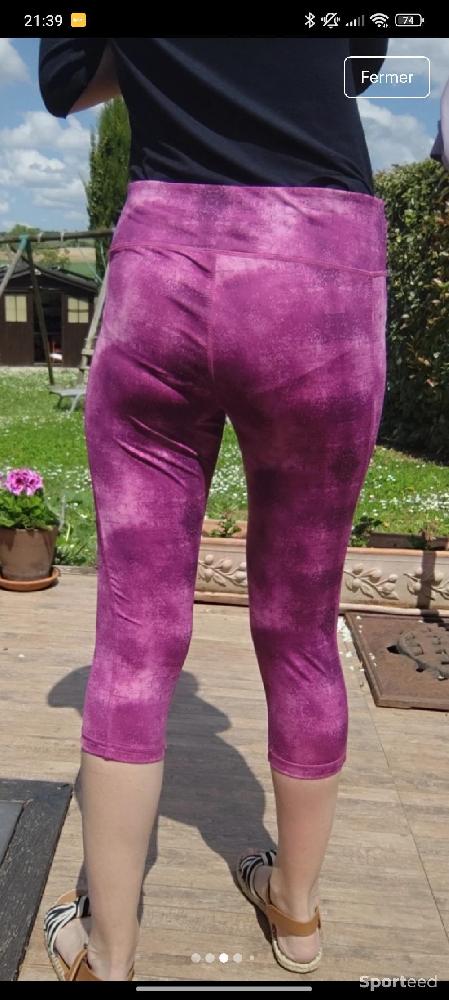 Course à pied route - Legging femme court T40 extensible - Crivit - photo 3