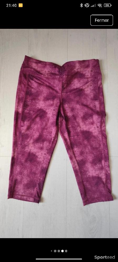 Course à pied route - Legging femme court T40 extensible - Crivit - photo 2