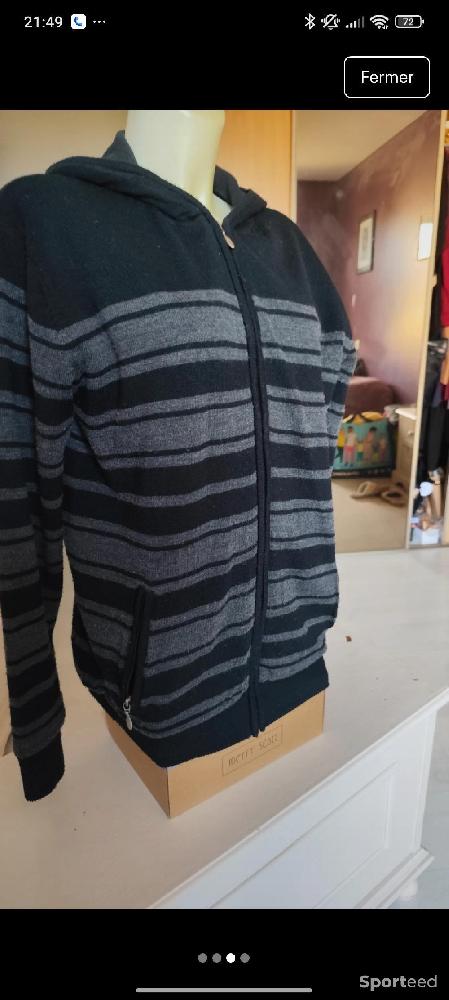 Randonnée / Trek - Veste à capuche épaisse zippée doublée fourrure- demi-saison/hiver - XL - photo 2