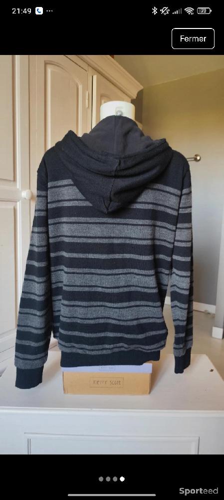 Randonnée / Trek - Veste à capuche épaisse zippée doublée fourrure- demi-saison/hiver - XL - photo 4