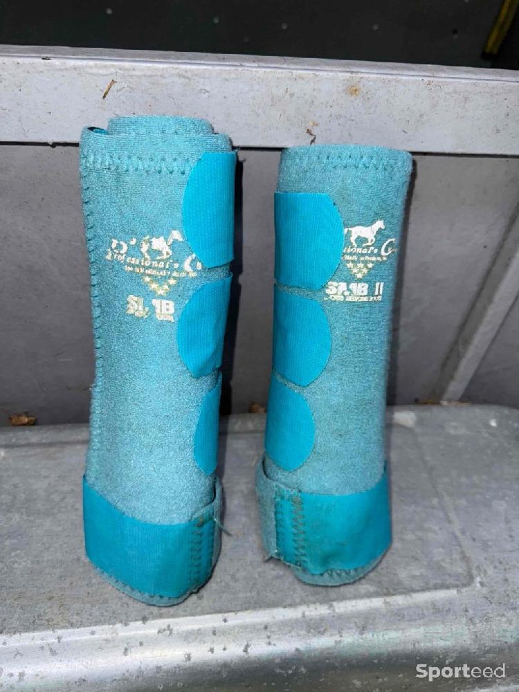 Equitation - Guêtres SMBII turquoise  - photo 2
