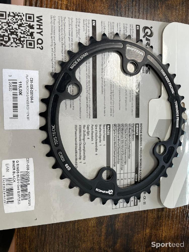 Vélo route - NEUF ! Plateau ROTOR Qrings 39 dents 110BCD - photo 1