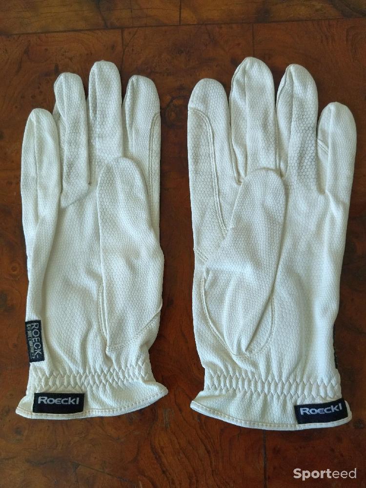 Equitation - Gants d’équitation blancs Roeckl Grip - photo 2