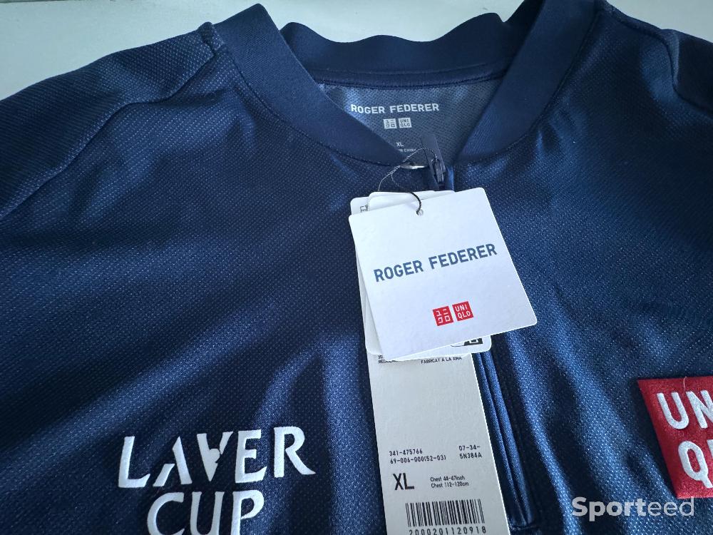 Tennis - Polo match bleu marine : Federer - photo 3