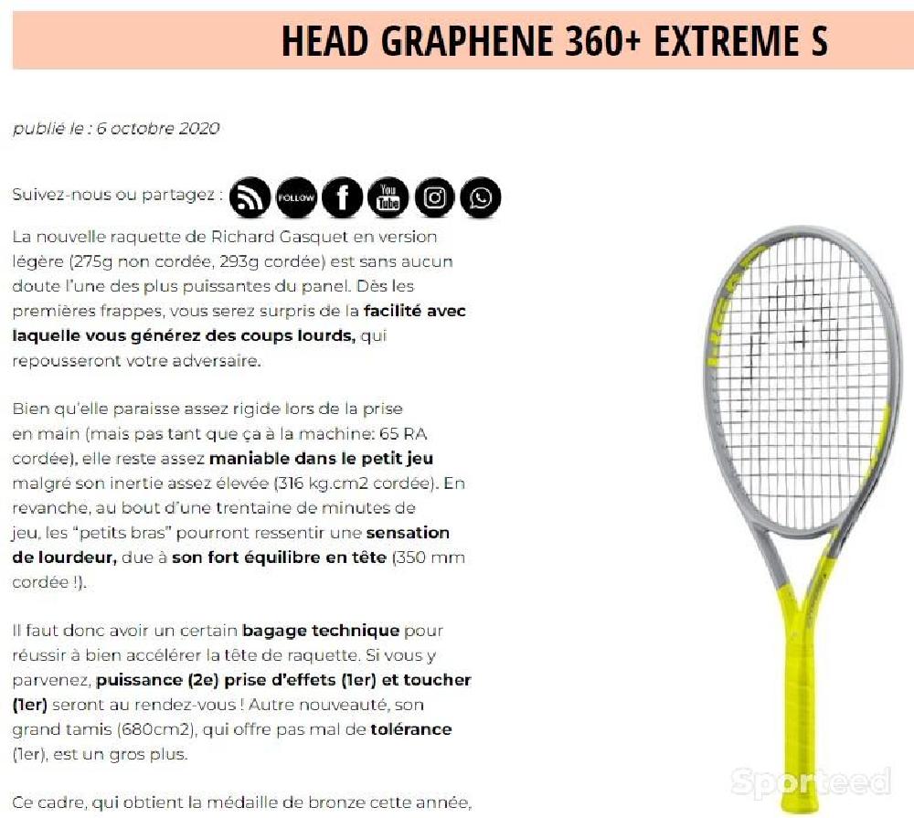 Tennis - RAQUETTE HEAD EXTREME S  - photo 2