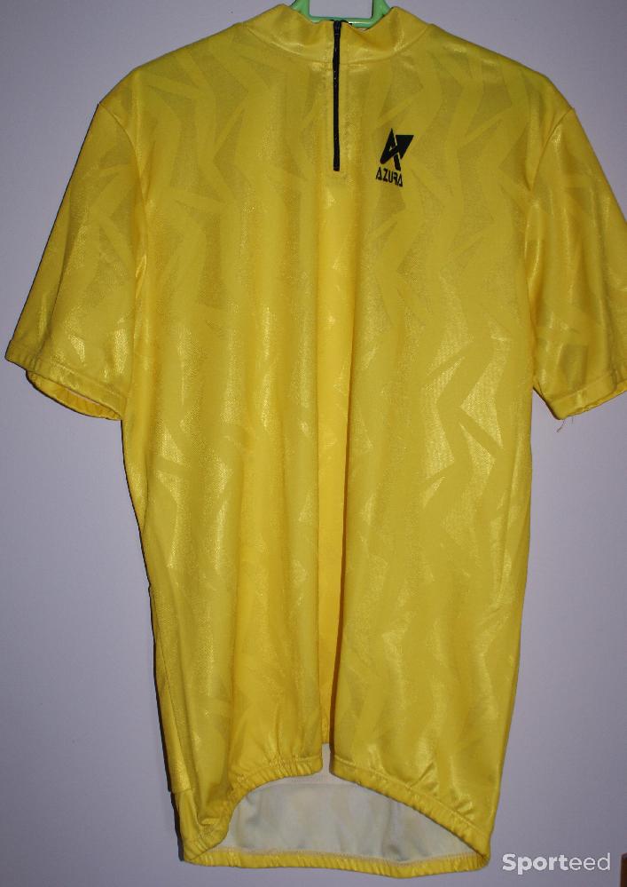 Vélo route - Maillot été vélo, manches courtes - AZURA - jaune - taille 8 (xxl) - photo 1