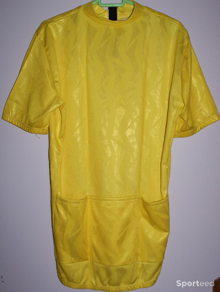 Vélo route - Maillot été vélo, manches courtes - AZURA - jaune - taille 8 (xxl) - photo 2