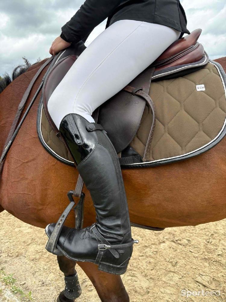 Equitation - Bottes d’équitation en cuir  - photo 2