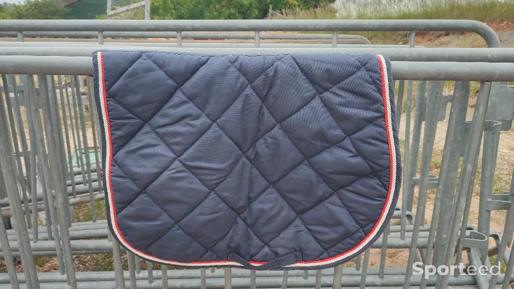 Equitation - Tapis de selle Art Équestre bleu marine  - photo 2