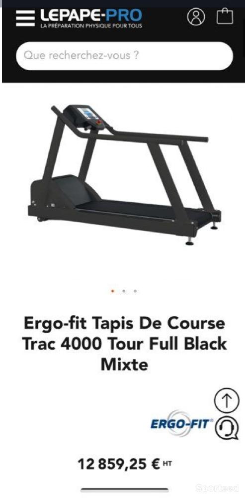 Fitness / Cardio training - Tapis de course Ergo-fit le pape pro - photo 1