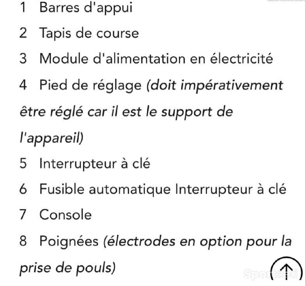 Fitness / Cardio training - Tapis de course Ergo-fit le pape pro - photo 4